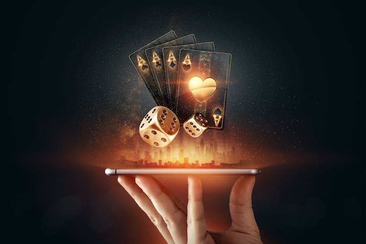 Antarmuka aplikasi mobile hermantoto menampilkan meja dealer langsung dan pasar sportsbook